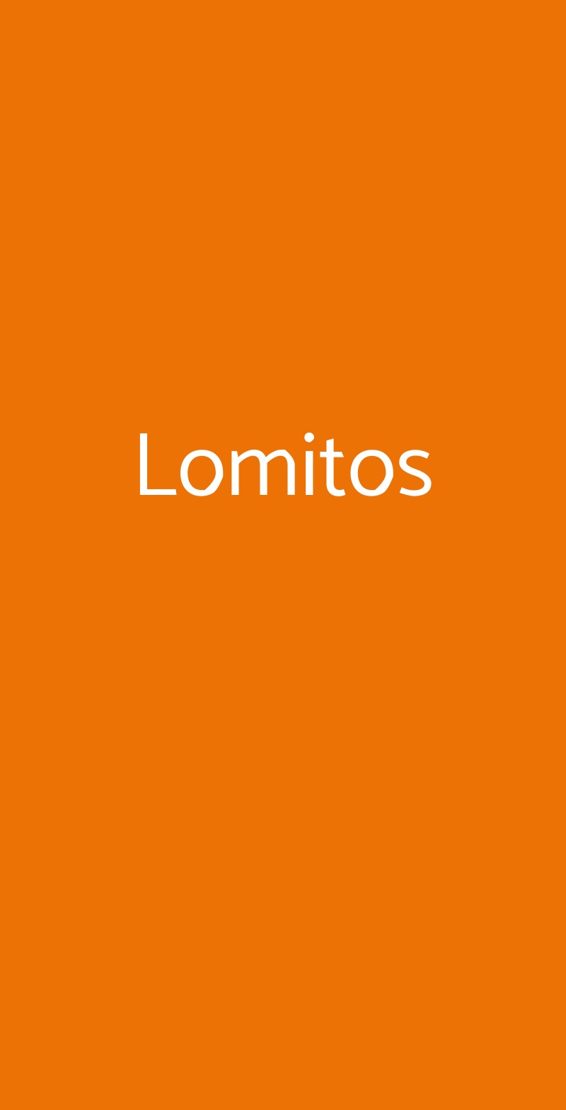 Lomitos Gallarate menù 1 pagina
