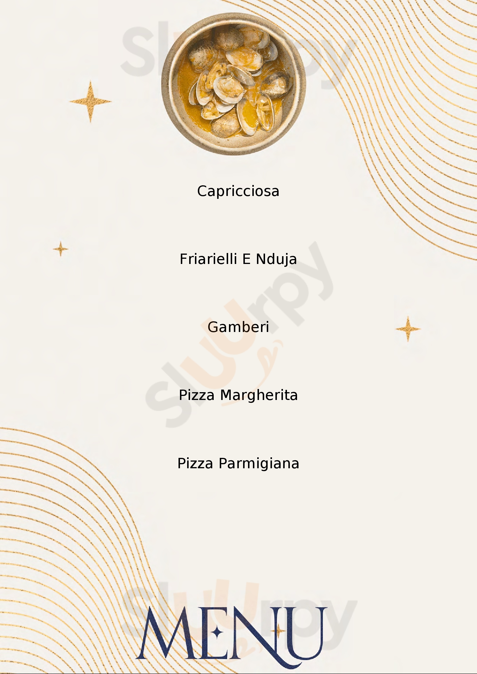 Mastro Pizza Saronno menù 1 pagina