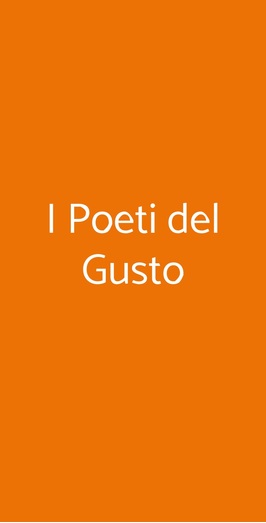 I Poeti Del Gusto, Saronno