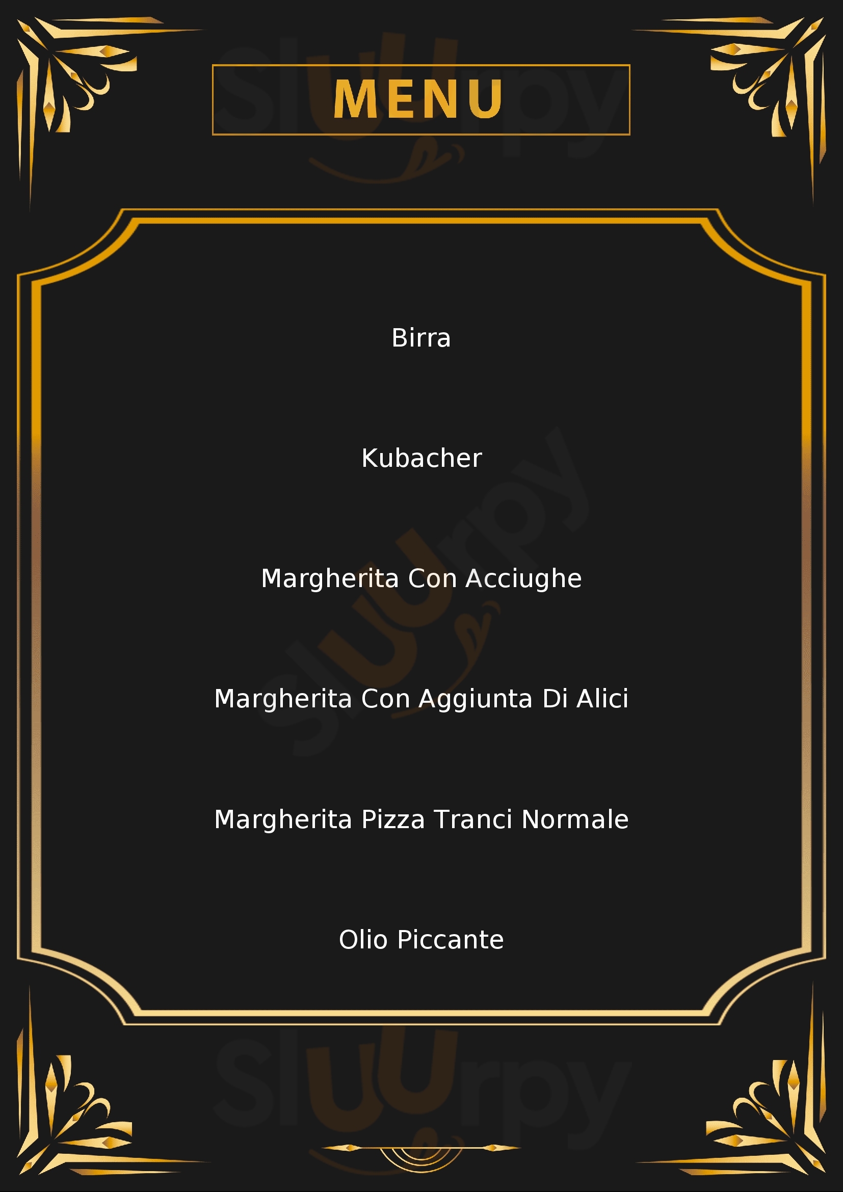 Orlando Pizza al trancio con Forno a Legna Saronno menù 1 pagina