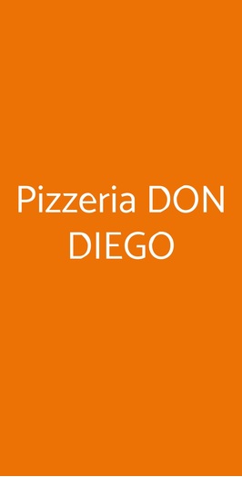 Pizzeria Don Diego