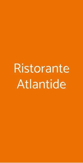 Ristorante Atlantide, Malnate