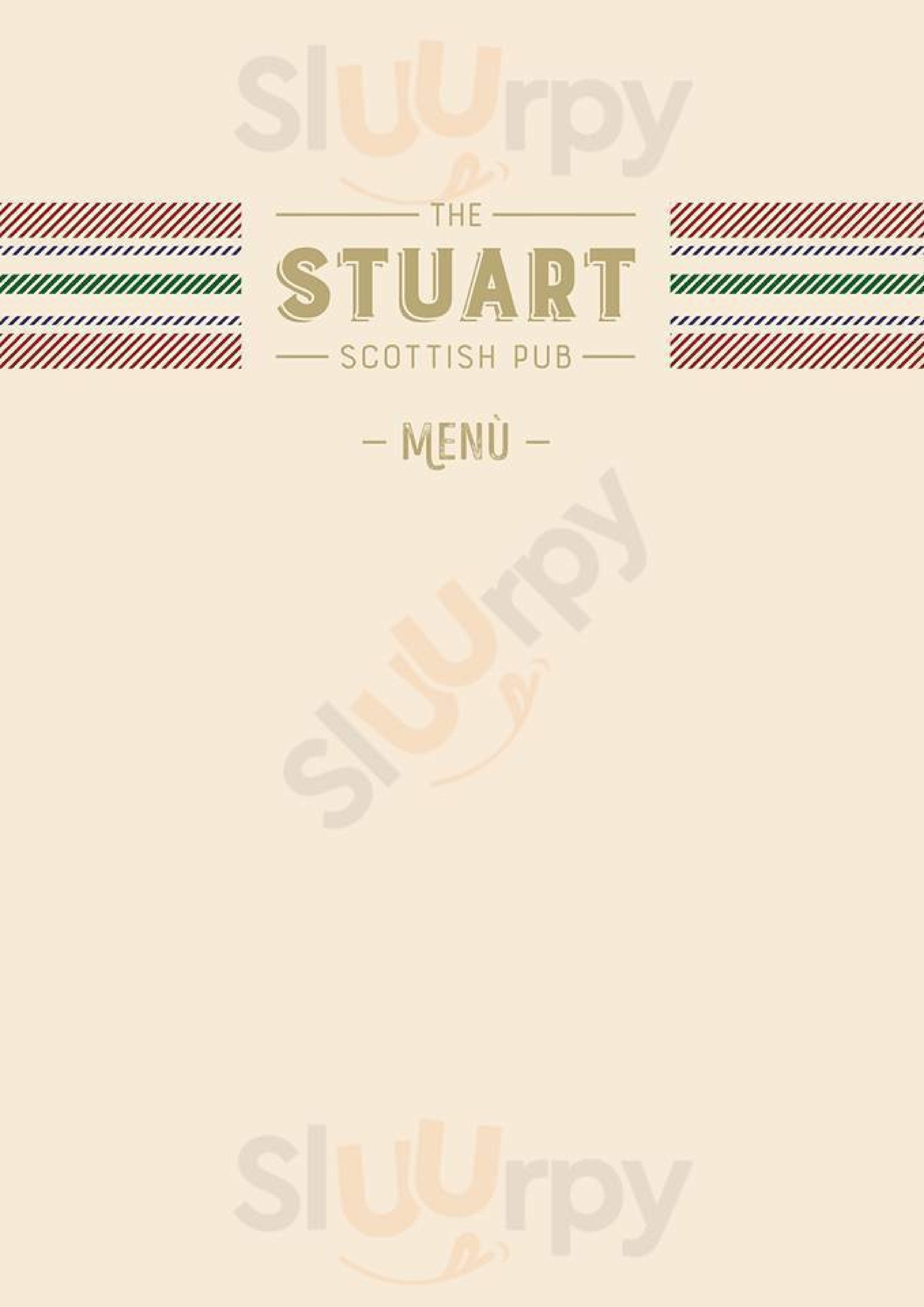 The Stuart Scottish Pub Bari menù 1 pagina