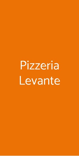Pizzeria Levante, Altamura