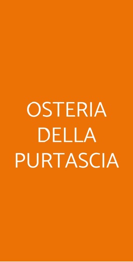 Osteria Della Purtascia, Cocquio-Trevisago