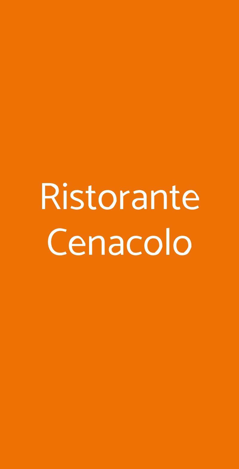 Ristorante Cenacolo, Venegono Inferiore