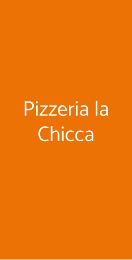 Pizzeria La Chicca, Gavirate