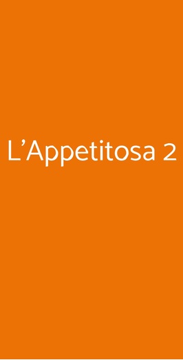 L'appetitosa 2, Bari