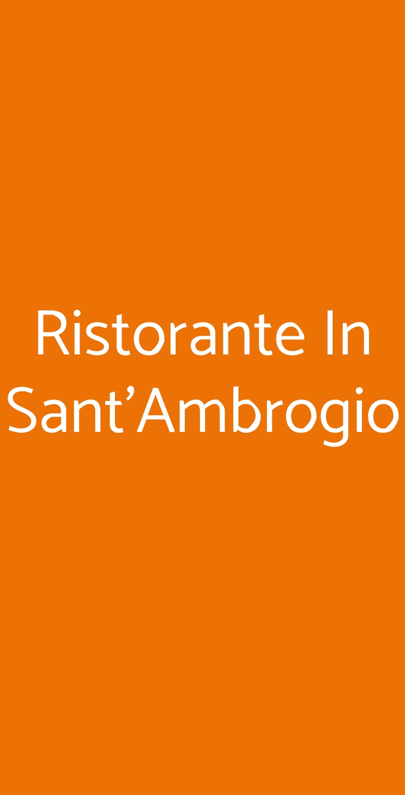 Ristorante In Sant'Ambrogio Varese menù 1 pagina