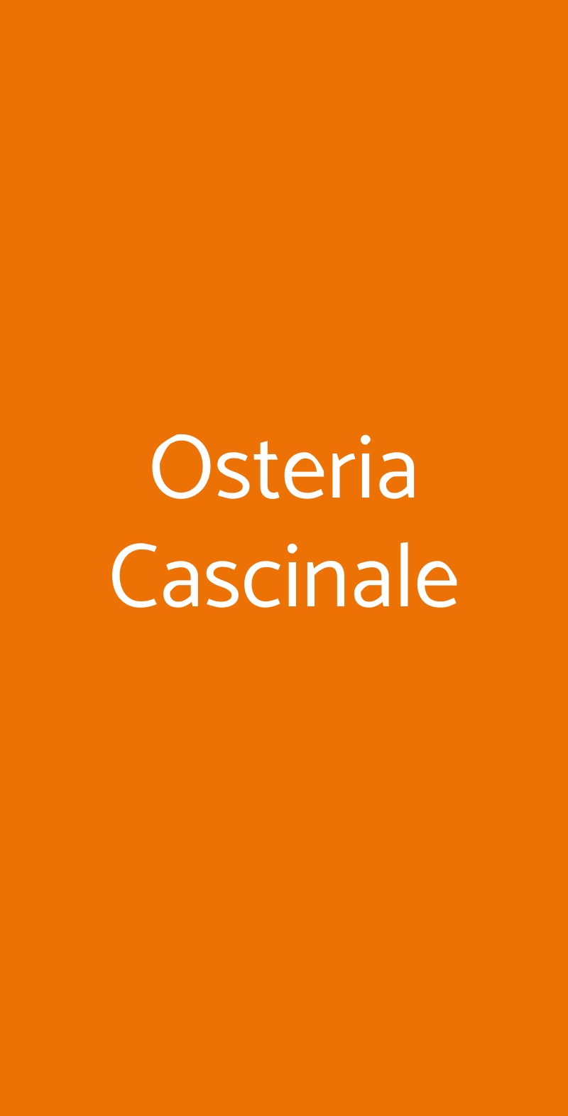 Osteria Cascinale Lonate Pozzolo menù 1 pagina