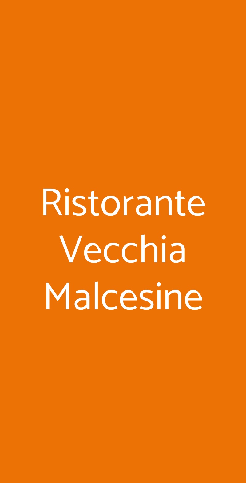 Ristorante Vecchia Malcesine Malcesine menù 1 pagina