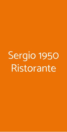 Sergio 1950 Ristorante, Varese