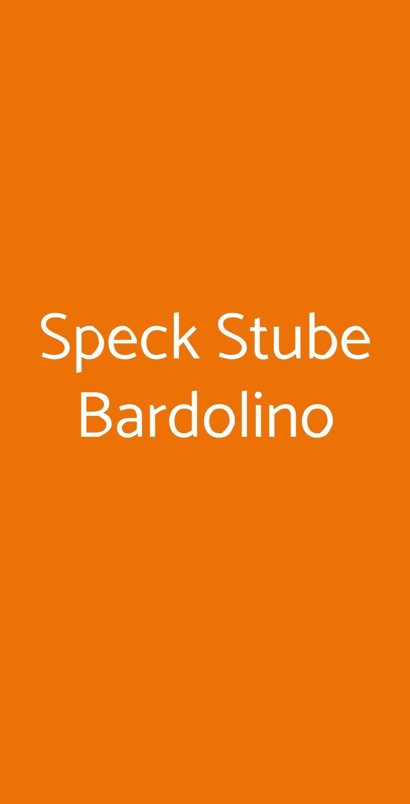 Speck Stube Bardolino Bardolino menù 1 pagina