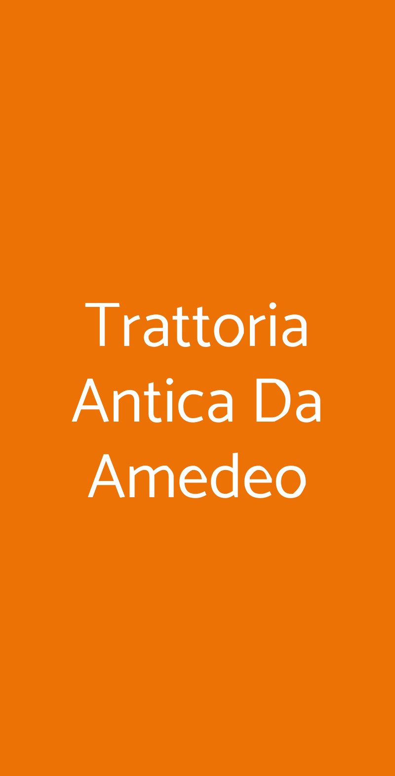 Trattoria Antica Da Amedeo, Soave