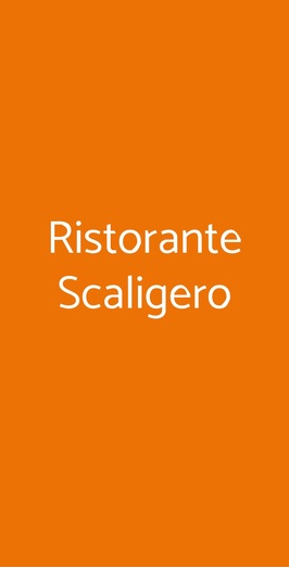 Ristorante Scaligero, Verona