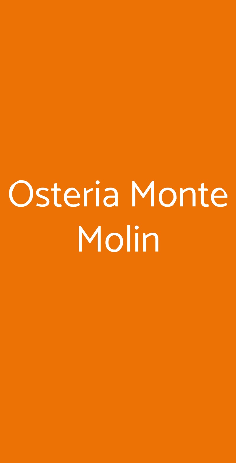 Osteria Monte Molin Sommacampagna menù 1 pagina