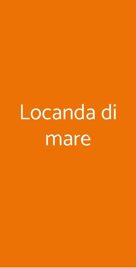 Locanda Di Mare, Amantea