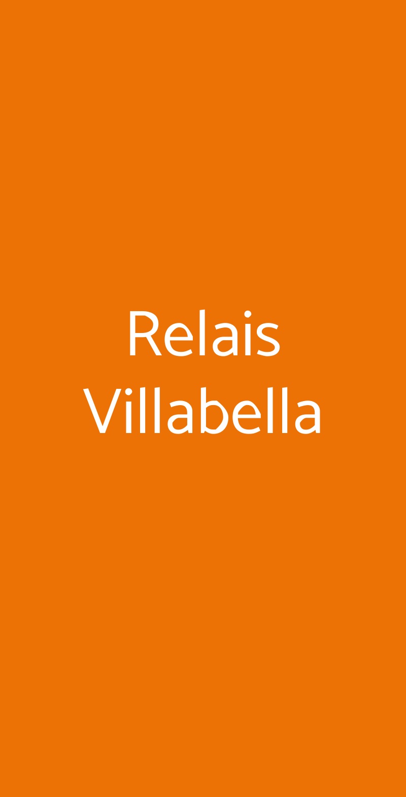 Relais Villabella San Bonifacio menù 1 pagina
