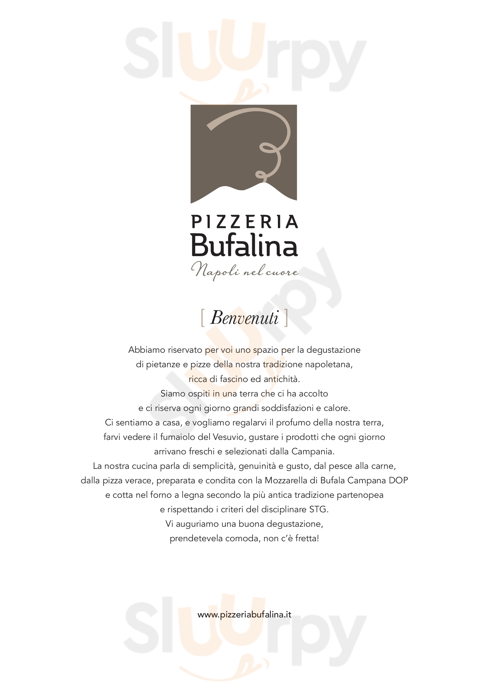La Bufalina Marano di Valpolicella menù 1 pagina