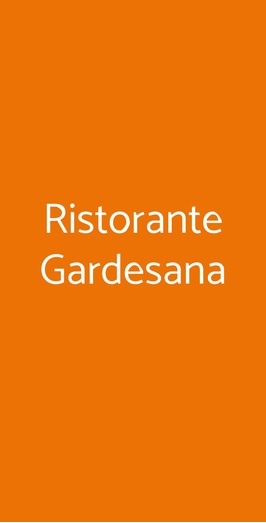 Ristorante Gardesana, Torri del Benaco