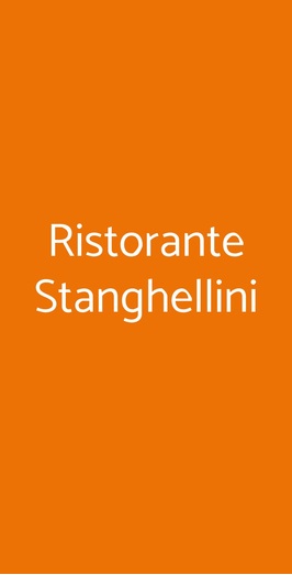 Ristorante Stanghellini, Tregnago