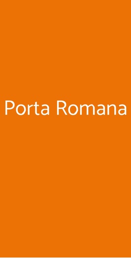 Porta Romana, Rossano