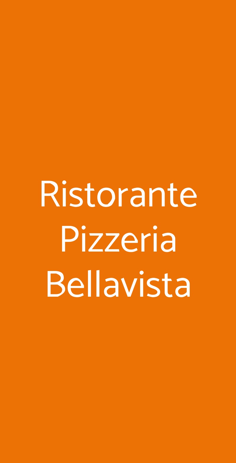 Ristorante Pizzeria Bellavista Peschiera del Garda menù 1 pagina