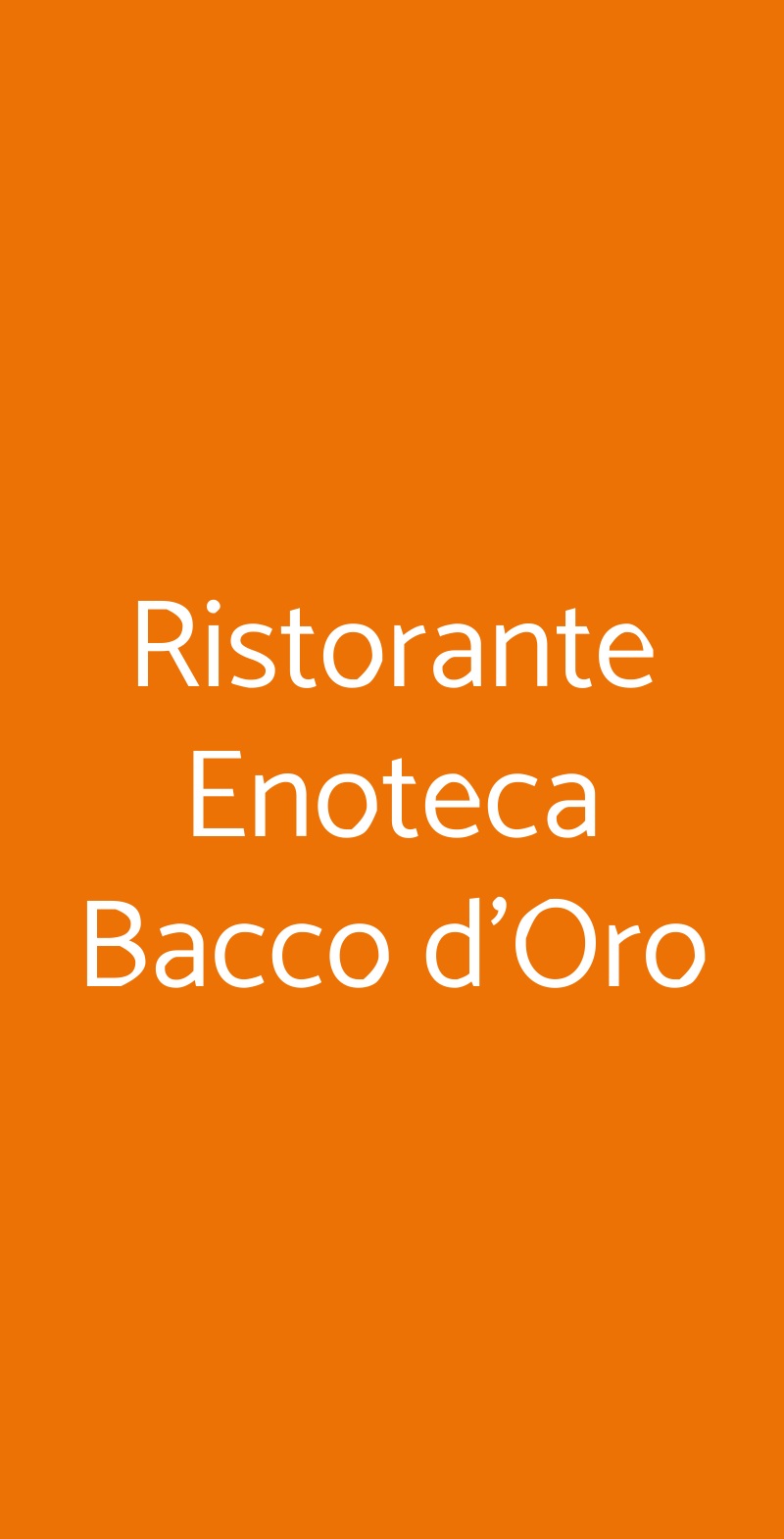 Ristorante Enoteca Bacco D'oro, Mezzane di Sotto