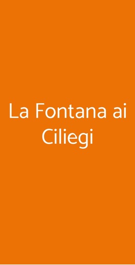 La Fontana Ai Ciliegi, San Pietro in Cariano