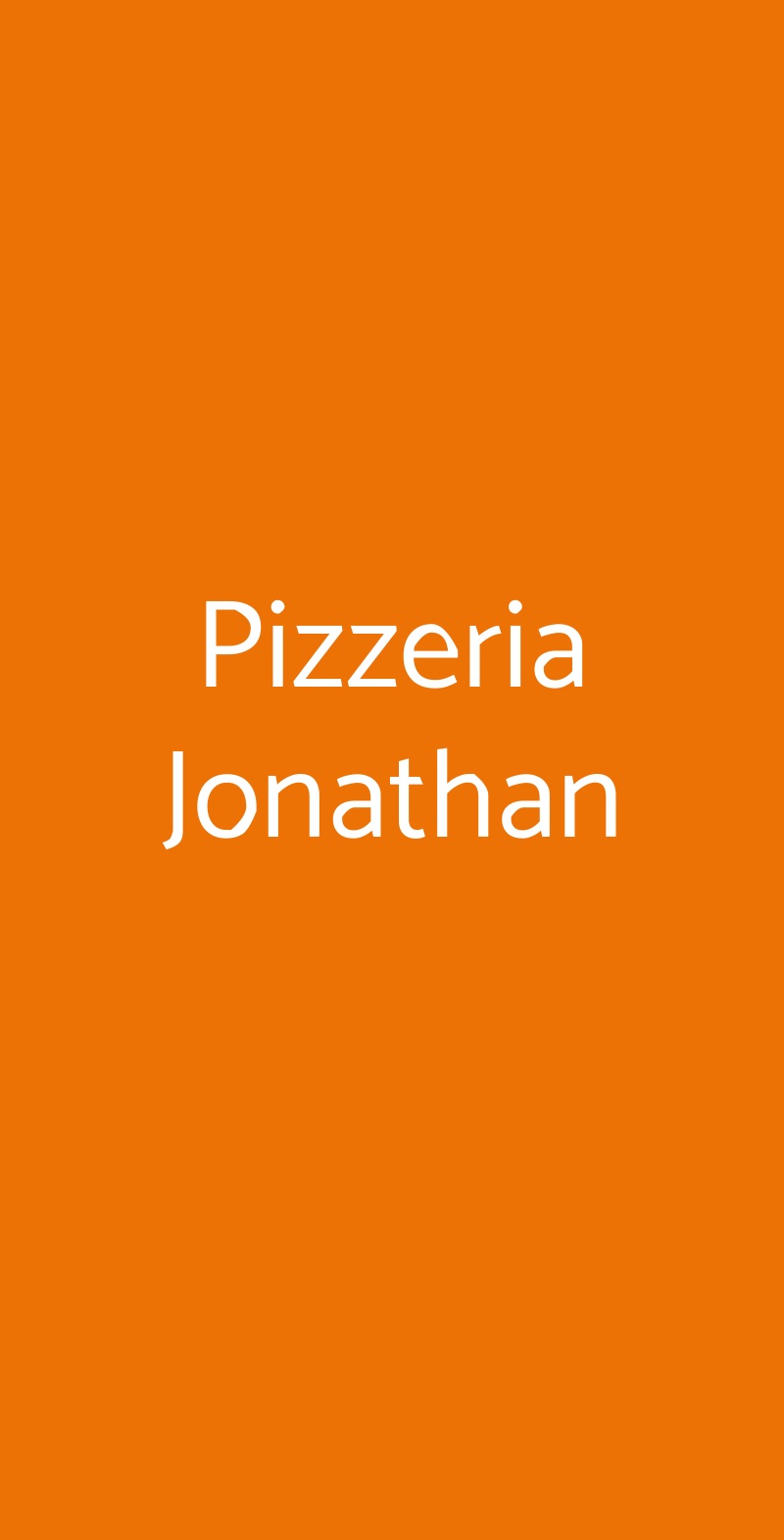 Pizzeria Bar Jonathan Bussolengo menù 1 pagina
