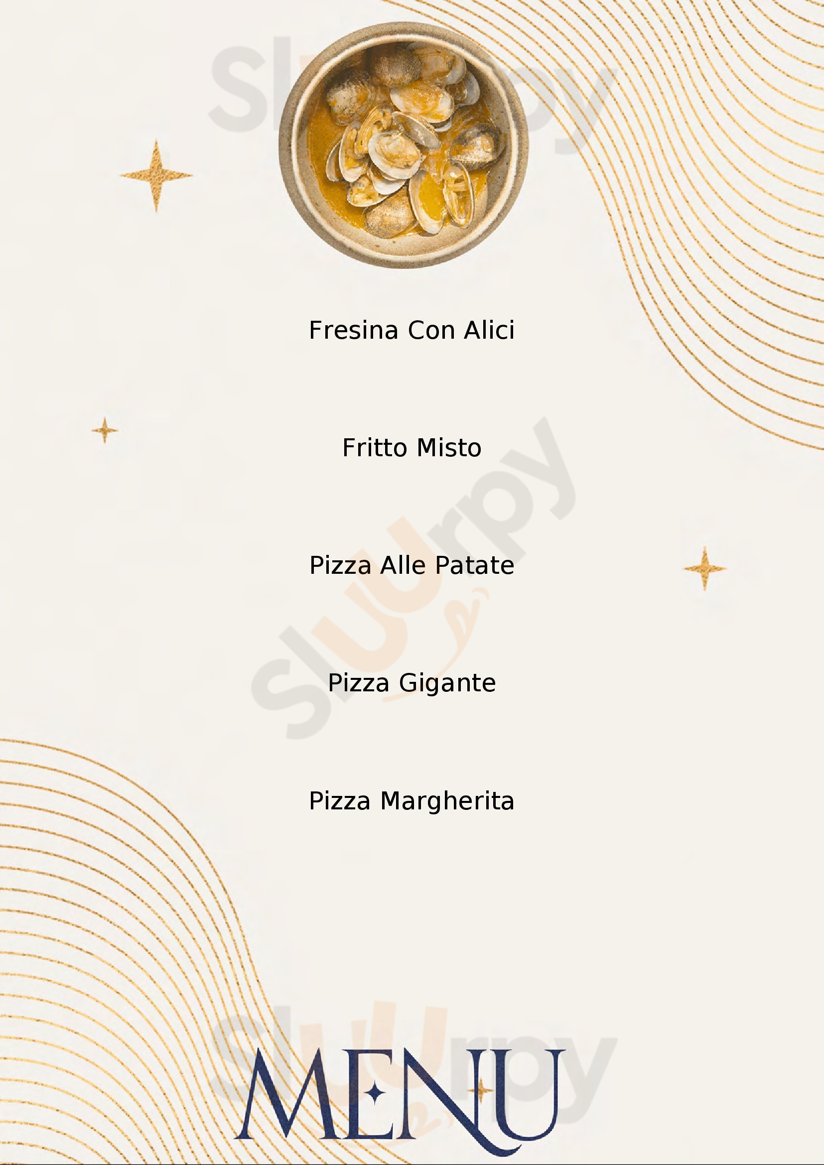 Pizzeria Da Franco Cosenza menù 1 pagina