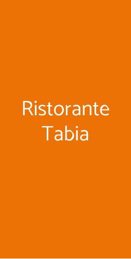 Ristorante Tabia, Verona