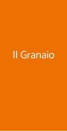 Il Granaio, Castagnaro
