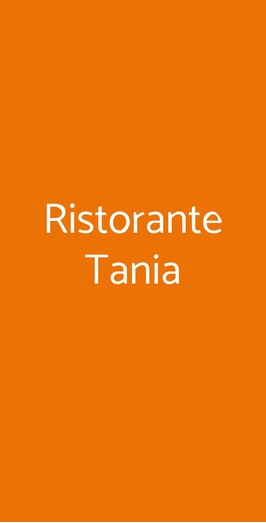 Ristorante Tania, Corigliano Calabro