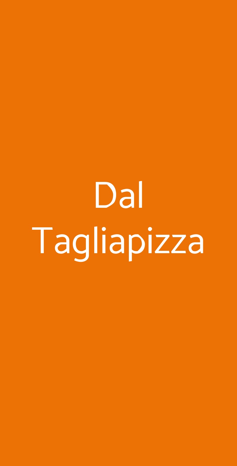 Dal Tagliapizza, Quarrata