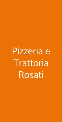 Pizzeria E Trattoria Rosati, Mozzecane
