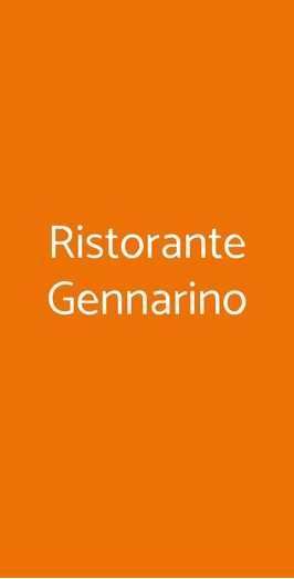 Ristorante Gennarino, Livorno
