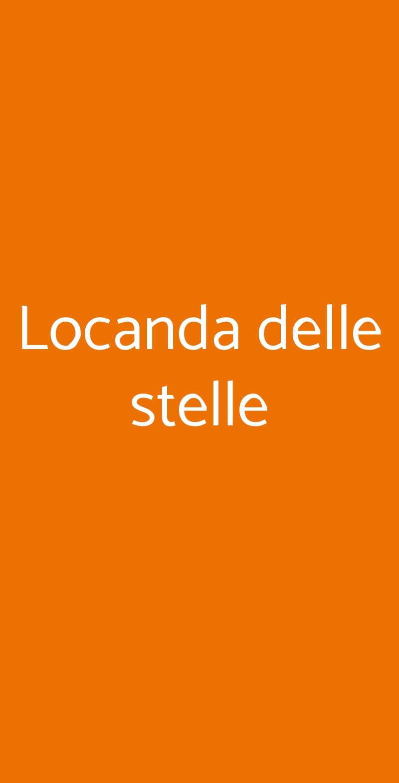 Locanda delle stelle Suvereto menù 1 pagina