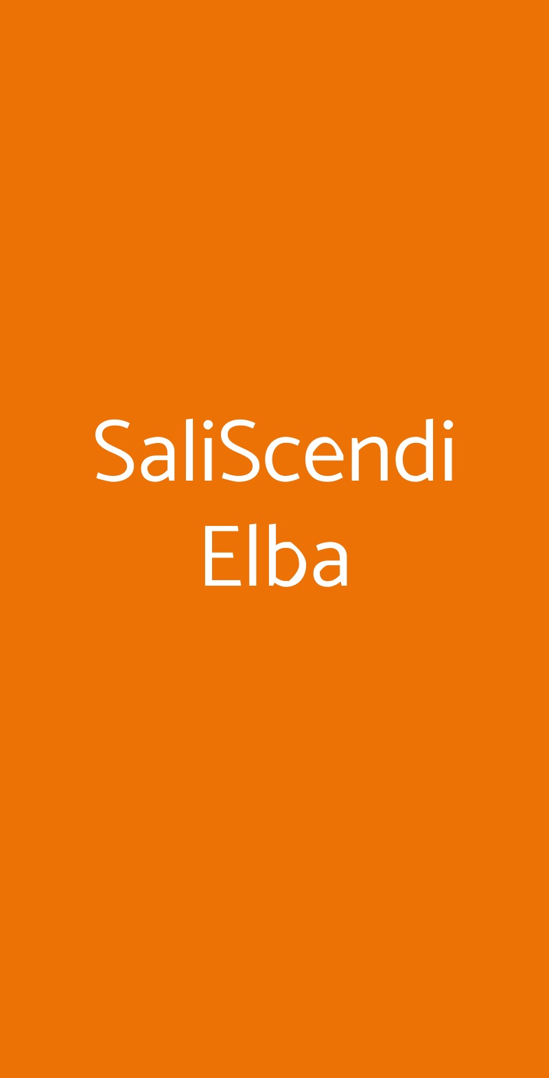 SaliScendi Elba Capoliveri menù 1 pagina