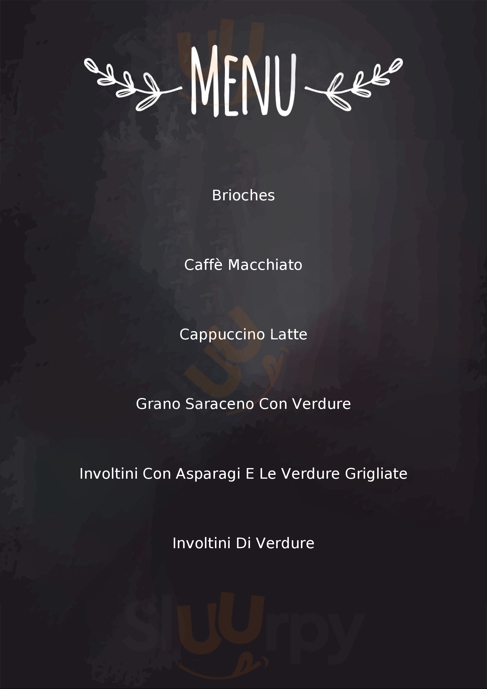 Caffe Mazzini Prato menù 1 pagina