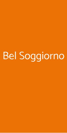 Bel Soggiorno