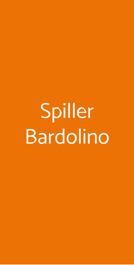 Spiller Bardolino, Bardolino