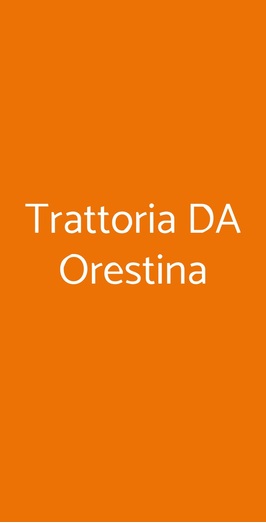 Trattoria Da Orestina, Livorno