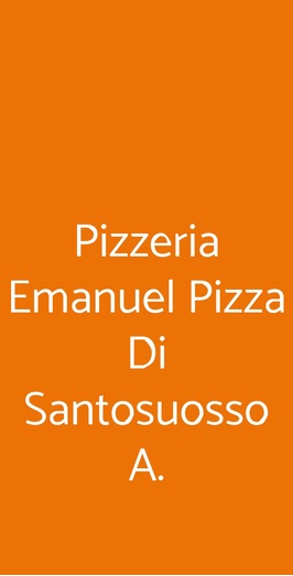 Pizzeria Emanuel Pizza Di Santosuosso A., Livorno