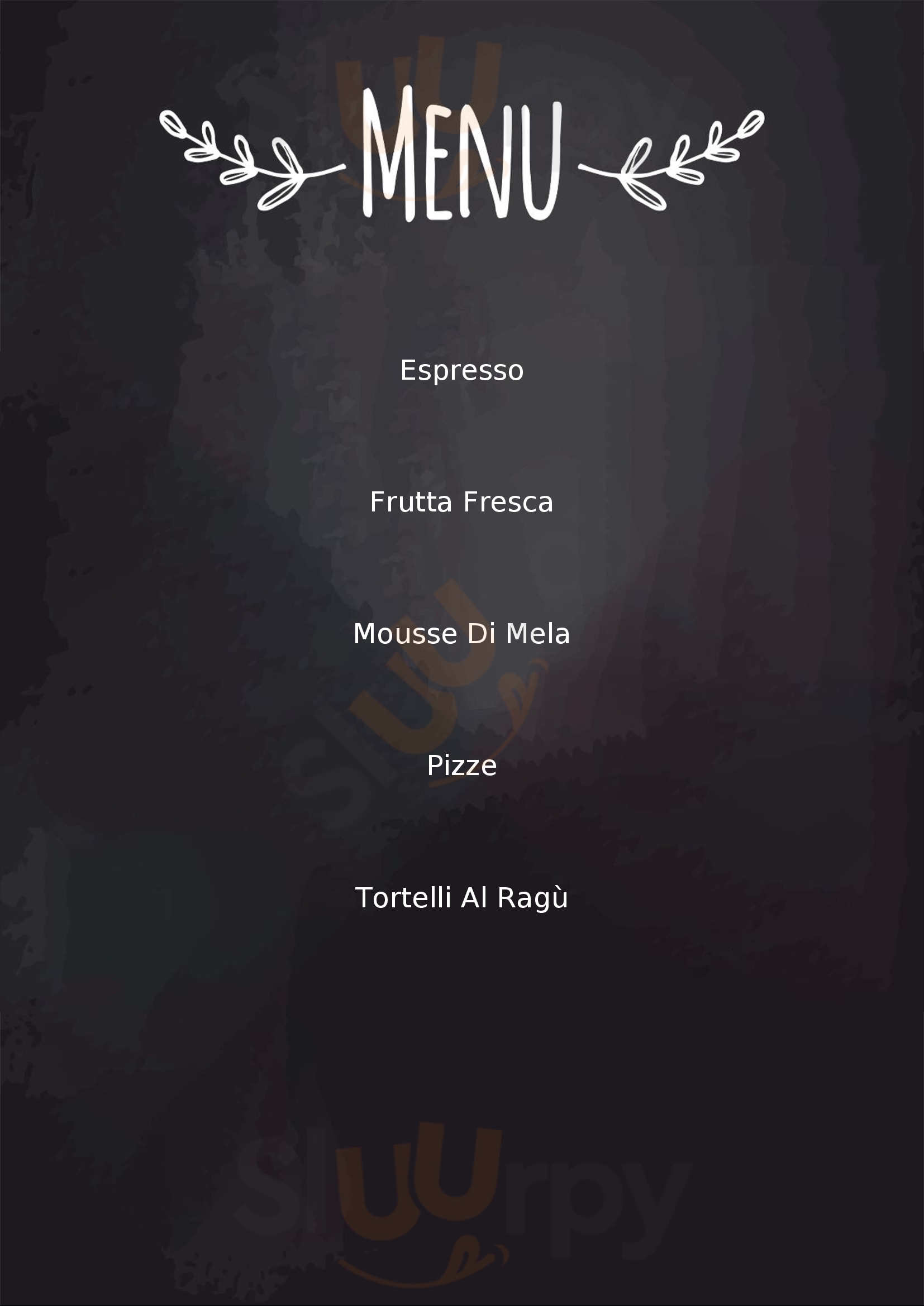 Pizzeria da Maria Pia Sassetta menù 1 pagina