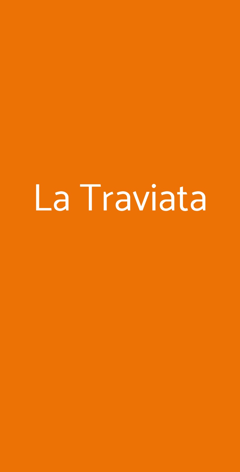 La Traviata Bologna menù 1 pagina