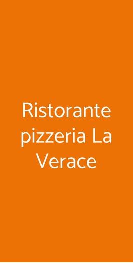 Ristorante Pizzeria La Verace, Bologna