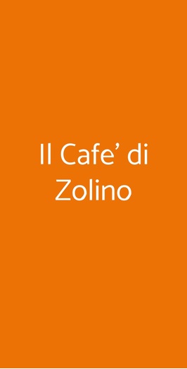 Il Cafe' Di Zolino, Imola