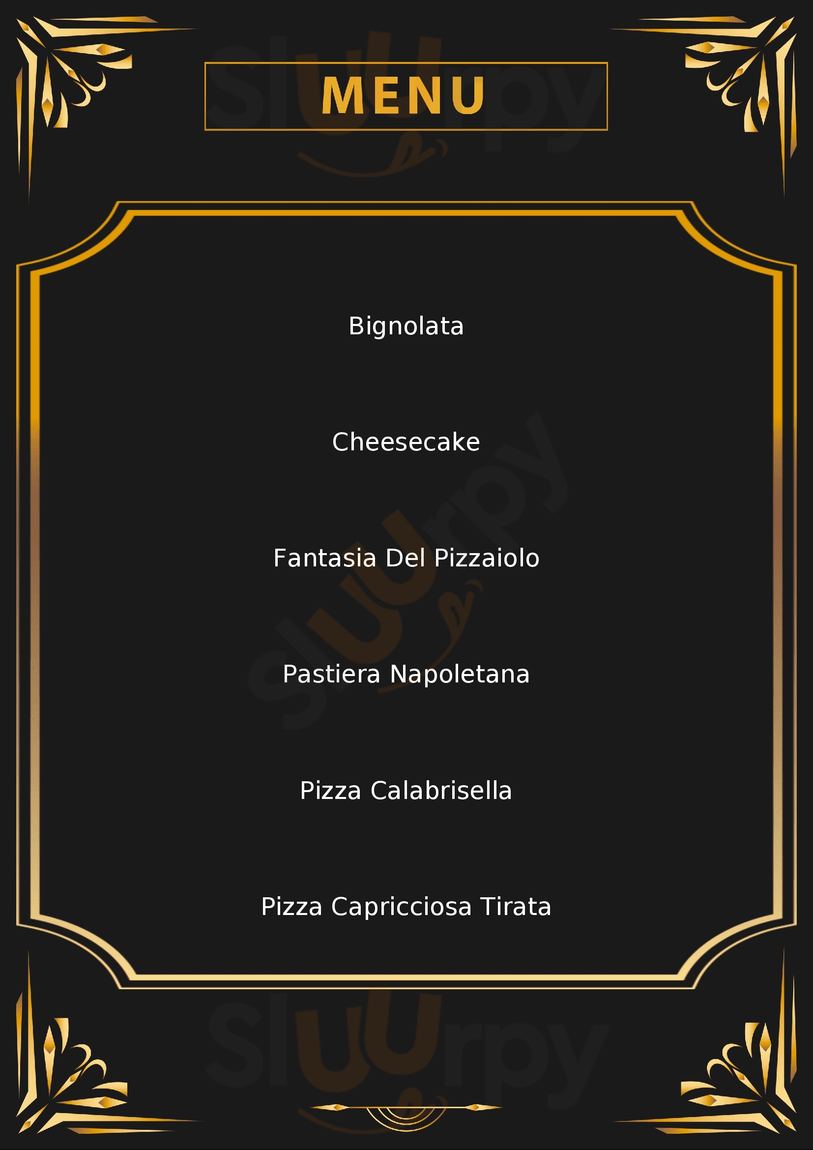 Pizzeria Dal Campione Crevalcore menù 1 pagina