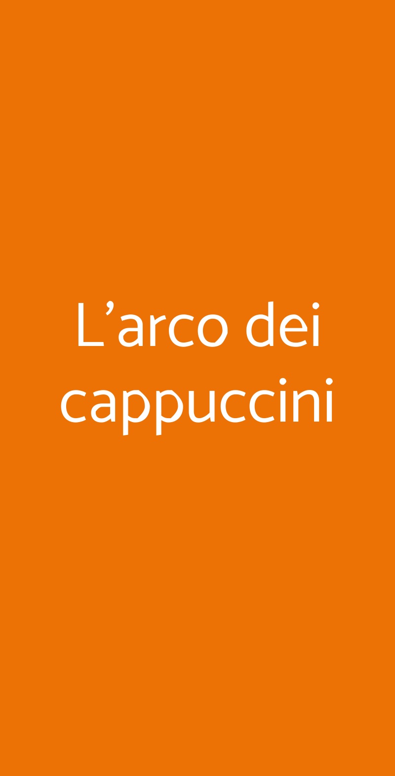 L'arco dei cappuccini Taormina menù 1 pagina